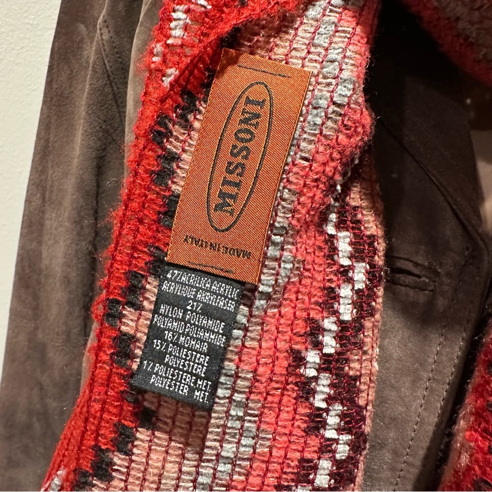 Missoni Women's Acrylic Blend Printed Fringe Scarf - Picture 4 of 7